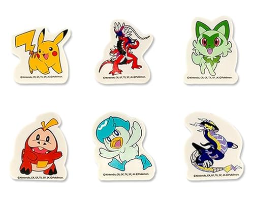 Pikachu Radiergummi-Set, 6 Stück Pikachu Radiergummi-Set, 6 Stück von Pikachu