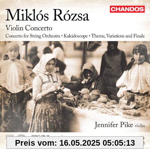 Rózsa: Konzert für Streichorchester Op.17 / Thema, Variationen und Finale Op.13 (Orchesterwerke Vol.3) von Pike