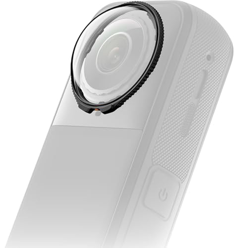 Pikioraz 2 Stück Objektivschutz für Insta360 X5, Abnehmbarer Standard-Linsenschutz für Insta360 X5 (Tempered 10H Glass) von Pikioraz