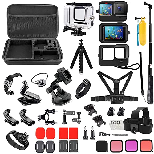 Pikioraz 52in1 Action Kamera Zubehör Kit Set, Action-Kamera Zubehör-Kit Kompatibel mit GoPro Hero, Actionkamera Zubehörset Bundle für GoPro Hero 12 11 10 9 Pikioraz 52in1 Action Kamera Zubehör Kit Set, Action-Kamera Zubehör-Kit Kompatibel mit GoPro Hero, Actionkamera Zubehörset Bundle für GoPro Hero 12 11 10 9 von Pikioraz