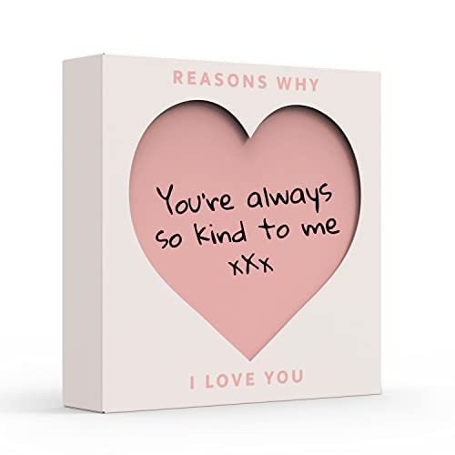 Pikkii Reasons Why I Love You - Das süßeste personalisierte Geschenk schreiben bis zu 50 personalisierte Gründe in den herzförmigen Rahmen | Geschenk zum Valentinstag, Geburtstag, Jahrestag Geschenk Pikkii Reasons Why I Love You - Das süßeste personalisierte Geschenk schreiben bis zu 50 personalisierte Gründe in den herzförmigen Rahmen | Geschenk zum Valentinstag, Geburtstag, Jahrestag Geschenk von Pikkii