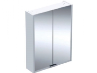 Ifo Option BAS Spiegelschrank 500 x 140 x 662 mm, weiß, Aluminium/Glas von GEBERIT