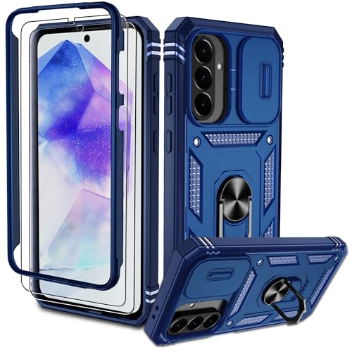 Pilaru Hülle für Samsung Galaxy A56 5G,Kameraschutz Handyhülle mit 2 Stück Schutzfolie,Militär Stoßfest Schutzhülle Outdoor Kratzfest Handy Hüllen für Samsung A56,Blau Pilaru Hülle für Samsung Galaxy A56 5G,Kameraschutz Handyhülle mit 2 Stück Schutzfolie,Militär Stoßfest Schutzhülle Outdoor Kratzfest Handy Hüllen für Samsung A56,Blau von Pilaru