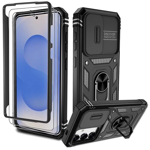 Pilaru Hülle für Samsung Galaxy S25 5G,Kameraschutz Handyhülle mit 2 Stück Schutzfolie,Militär Stoßfest Schutzhülle Outdoor Kratzfest Handy Hüllen für Samsung S25,Schwarz Pilaru Hülle für Samsung Galaxy S25 5G,Kameraschutz Handyhülle mit 2 Stück Schutzfolie,Militär Stoßfest Schutzhülle Outdoor Kratzfest Handy Hüllen für Samsung S25,Schwarz von Pilaru