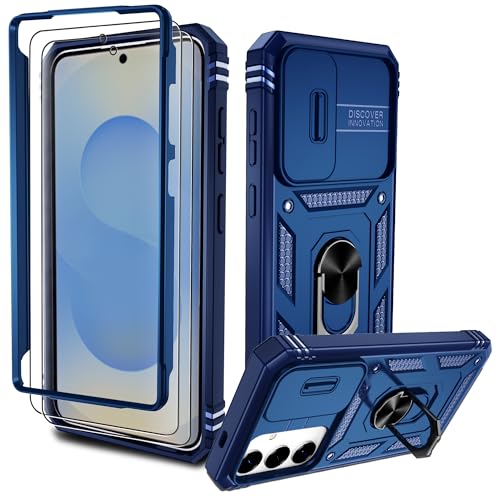 Pilaru Hülle für Samsung Galaxy S25 Plus 5G,Kameraschutz Handyhülle mit 2 Stück Schutzfolie,Militär Stoßfest Schutzhülle Outdoor Kratzfest Handy Hüllen für Samsung S25 Plus,Blau Pilaru Hülle für Samsung Galaxy S25 Plus 5G,Kameraschutz Handyhülle mit 2 Stück Schutzfolie,Militär Stoßfest Schutzhülle Outdoor Kratzfest Handy Hüllen für Samsung S25 Plus,Blau von Pilaru