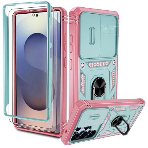 Pilaru Hülle für Samsung Galaxy S25 Ultra 5G,Kameraschutz Handyhülle mit 2 Stück Schutzfolie,Militär Stoßfest Schutzhülle Outdoor Kratzfest Handy Hüllen für Samsung S25 Ultra,Grün Rose Pilaru Hülle für Samsung Galaxy S25 Ultra 5G,Kameraschutz Handyhülle mit 2 Stück Schutzfolie,Militär Stoßfest Schutzhülle Outdoor Kratzfest Handy Hüllen für Samsung S25 Ultra,Grün Rose von Pilaru