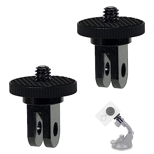 Pilikoll 2 Stück Metallhalterung Adapter für Kamerastativ Aluminium 1/4 Zoll Gewinde-Adapter für GoPro, Sony, SJCAM, SJ4000, Xiaomi, Xiaoyi und Andere Action-Kameras Pilikoll 2 Stück Metallhalterung Adapter für Kamerastativ Aluminium 1/4 Zoll Gewinde-Adapter für GoPro, Sony, SJCAM, SJ4000, Xiaomi, Xiaoyi und Andere Action-Kameras von Pilikoll