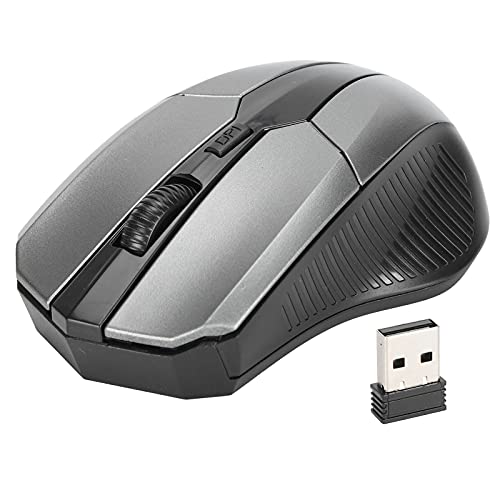 2,Kabellose Maus,4 G, Ergonomische Optische Maus Mit USB-Empfänger Für Notebook, PC, Laptop, Computer(grau) von Pilipane