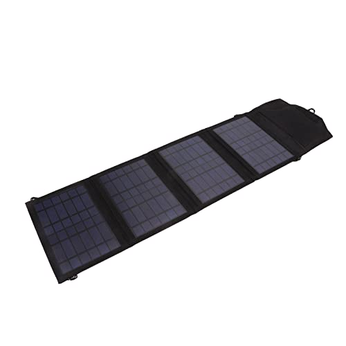 Faltbare Solarpanel Hocheffizienz tragbare Solar -Ladeplatte 14W Dual USB -Ausgang für Camping -Wanderung im Freien Polykristalline Silizium von Pilipane