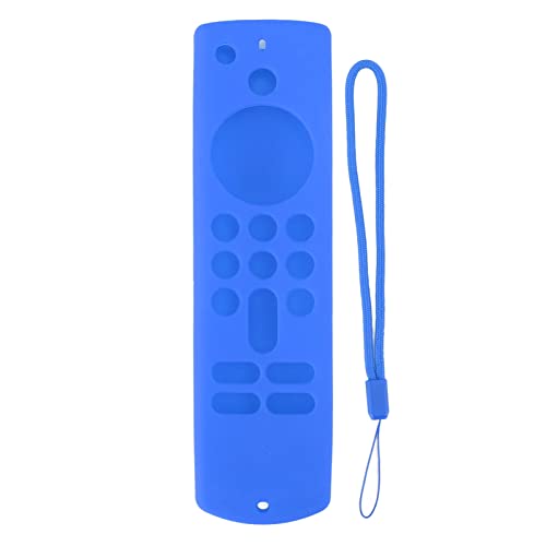 Fernbedienung,Silikonhülle mit Schlüsselband, rutschfeste Silikonhülle für Fire TV Stick, rutschfeste Silikon-Schutzhülle (blau) von Pilipane