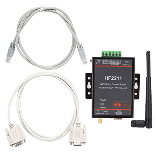 Pilipane HF2211 Serieller Server RS232/485/422 zu WiFi Und Ethernet DTU-Netzwerkkommunikation 5–36 VDC, Zuverlässiges Netzwerkkommunikationsgerät, HF2211 Ethernet-Konvertermodul Pilipane HF2211 Serieller Server RS232/485/422 zu WiFi Und Ethernet DTU-Netzwerkkommunikation 5–36 VDC, Zuverlässiges Netzwerkkommunikationsgerät, HF2211 Ethernet-Konvertermodul von Pilipane