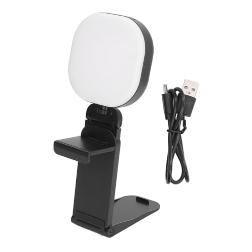 LED -Clip auf Füllung Licht einstellbar 5 Farbbeleuchtung Weiche Augenfreundliche Beleuchtung 180 Grad Rotatable Design für Videokonferenzen Live -Streaming Schwarzes ABS LED -Clip auf Füllung Licht einstellbar 5 Farbbeleuchtung Weiche Augenfreundliche Beleuchtung 180 Grad Rotatable Design für Videokonferenzen Live -Streaming Schwarzes ABS von Pilipane
