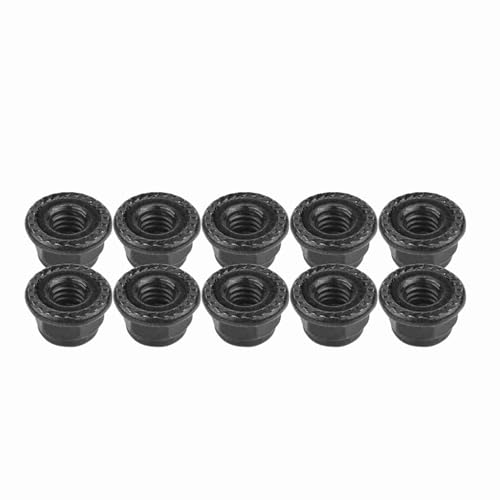 Lock Nussrad RC -Auto Schwarz Metall CNC Bearbeitete Elektroplating -Behandlung Hochwertige Einfach Installieren Sie geeignet für 1/10 -Skala RC -Modellauto 10 PCs 8mm Lock Nussrad RC -Auto Schwarz Metall CNC Bearbeitete Elektroplating -Behandlung Hochwertige Einfach Installieren Sie geeignet für 1/10 -Skala RC -Modellauto 10 PCs 8mm von Pilipane