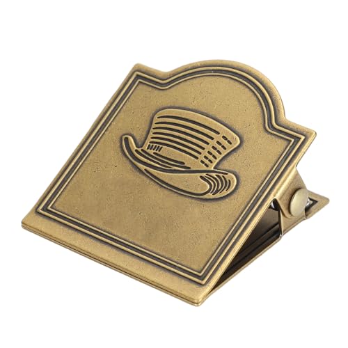 Messing Binder Clip Vintage Dekorative Starke Klemmstrecke Buchclip für Journal Notebook Zeichnung Papier Skizze Papier Premium Messing Material Elegantes Design für Büroschule (Typ 3) von Pilipane