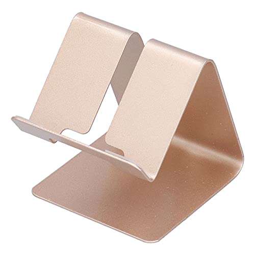 Pilipane Handyhalter Aluminiumlegierung Leichtes tragbares einstellbares Schreibtisch Telefonständer für Mobiltelefone und Tablets Universal für Desktops und Büros (Golden) von Pilipane