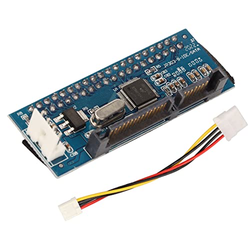 Pilipane IDE-zu-SATa-Adapter, 40-poliger IDE-zu-SATa-Konverter Für 3,5-Zoll-Festplatten, Mit 7-poligem Und Netzkabel, IDE-PATa-Festplattenadapter Und Datenkabelkonverter, Computerspeicherzubehör Pilipane IDE-zu-SATa-Adapter, 40-poliger IDE-zu-SATa-Konverter Für 3,5-Zoll-Festplatten, Mit 7-poligem Und Netzkabel, IDE-PATa-Festplattenadapter Und Datenkabelkonverter, Computerspeicherzubehör von Pilipane