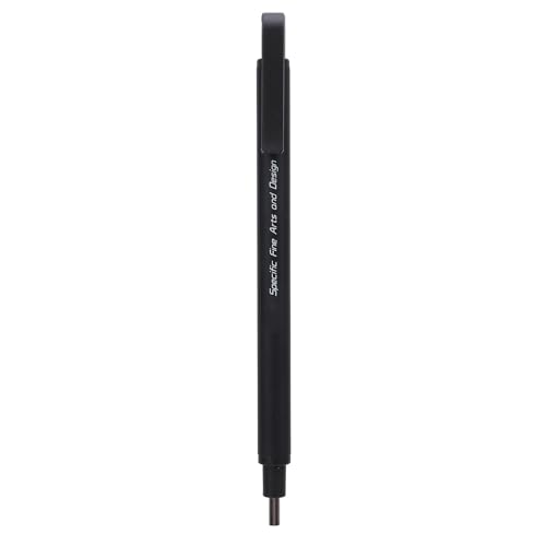 Radierstil Eraser Bleistift Künstler Highlight Schülern Lehrer Erwachsene Kinder Büroschule Familien verwenden 2,3 mm Plastikkautschuk (Schwarz) von Pilipane