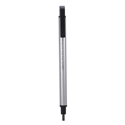 Radierstil Eraser Bleistift Künstler Highlight Schülern Lehrer Erwachsene Kinder Büroschule Familien verwenden 2,3 mm Plastikkautschuk (Silber) von Pilipane