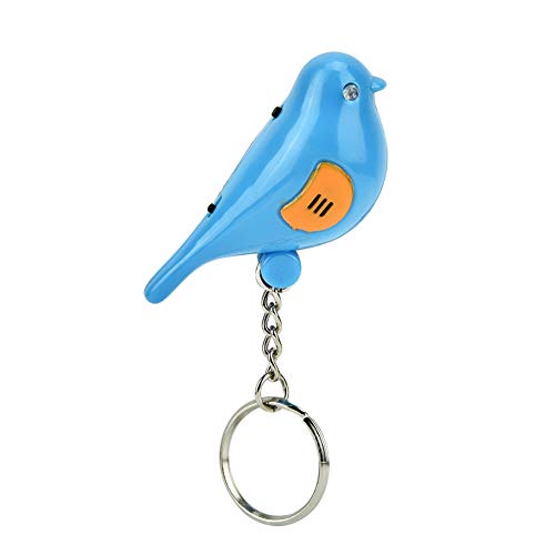 Schlüsselfinder, Verlorener Schlüssel, LED-Pfeife, Schlüsselfinder – Stilvolles Vogel-Design, Intelligenter Schlüsselanhänger Mit Sprachsteuerung Und Batterie(Grün) von Pilipane