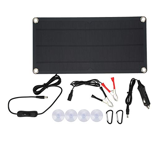 Solarpanel Ladegerät Monokristalline Silicon 10W Hoch effizientes wasserdichtes Leichter tragbares Solar -Batterie -Ladegerät für das Outdoor -Mobiltelefon für Mobiltelefone 12 -V von Pilipane