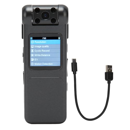 Tragbare Mini -Kamera -Rückenclip -Magnetkamera HD 1080p Sportkameras mit 180 -Grad -Rotationsobjektiv für Outdoor -Aktivitäten und täglich verwenden Plastikmetall 150 g 16 GB Tragbare Mini -Kamera -Rückenclip -Magnetkamera HD 1080p Sportkameras mit 180 -Grad -Rotationsobjektiv für Outdoor -Aktivitäten und täglich verwenden Plastikmetall 150 g 16 GB von Pilipane
