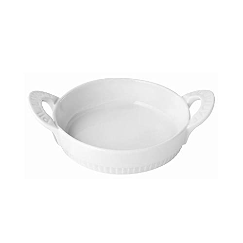 Pillivuyt France, Toulouse French Porzellan Crème Brulée Geschirrbäcker, 12,9 cm Durchmesser, Ofen-Mikrowellen-Gefrierschrank, Weiß Pillivuyt France, Toulouse French Porzellan Crème Brulée Geschirrbäcker, 12,9 cm Durchmesser, Ofen-Mikrowellen-Gefrierschrank, Weiß von Pillivuyt