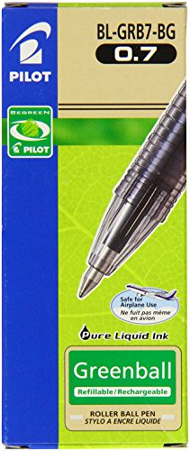 Pilot Greenball 7 Tintenroller 0,7 mm Schreibspitze 0,4 mm Strichbreite 10 Stück rot von Pilot BegreeN