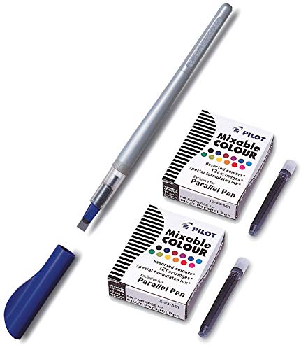 PILOT Kalligraphie-Füller Parallel Pen nachfüllbar (6,0 mm + Patronen) von Pilot Pen