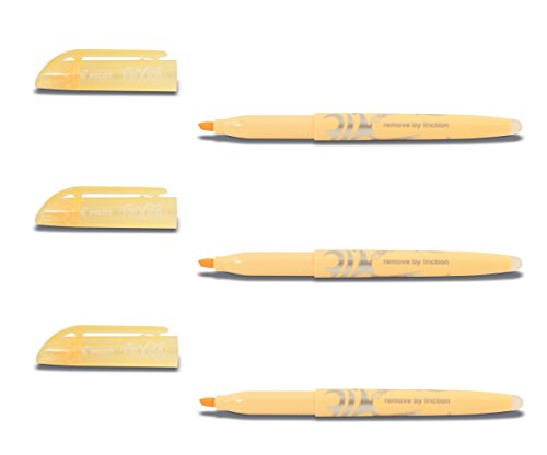 Pilot Frixion Light Soft Pastell (Textmarker, soft Pastell | orange, 3 Stück) von Pilot Pen