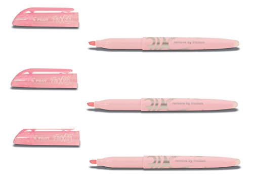 Pilot Frixion Light Soft Pastell (Textmarker, soft Pastell | pink, 3 Stück) von Pilot Pen