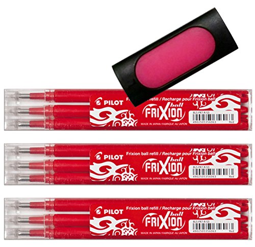 Pilot Frixion Tintenroller-Ersatzminen (9er Bonus Set, rot) von Pilot Pen