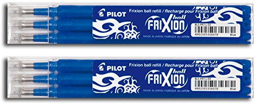 Pilot Frixion Tintenroller-Ersatzminen radierbar (6 Ersatzminen) von Pilot Pen