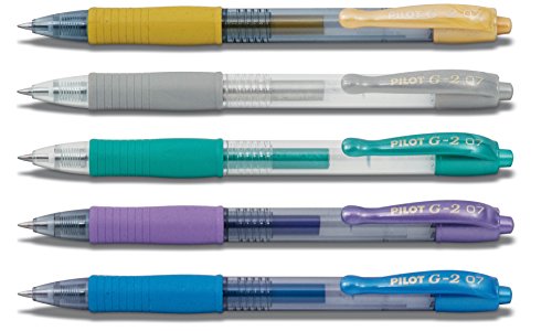 Pilot Gelschreiber G2-7 (Langer Stift 5 Farben Metallic) von Pilot Pen