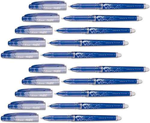Pilot Tintenroller Frixion, radierbar (10 Stifte, blau) von Pilot Pen