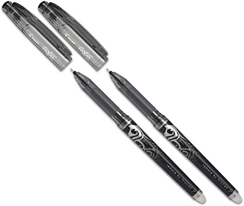 Pilot Tintenroller Frixion, radierbar (2 Stifte, schwarz) von Pilot Pen