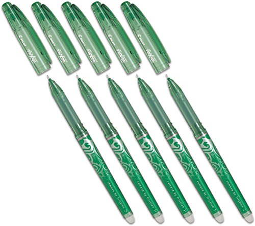 Pilot Tintenroller Frixion, radierbar (5 Stifte, grün) von Pilot Pen