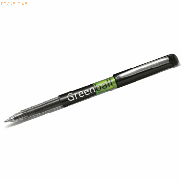 10 x Pilot Tintenroller Greenball 0,5 schwarz von Pilot