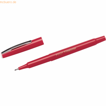 12 x Pilot Faserschreiber SW-PPF 0,5 rot von Pilot