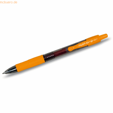 12 x Pilot Gelschreiber G2-7 0,4 orange von Pilot