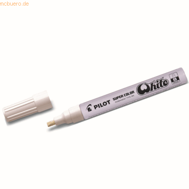 12 x Pilot Lackmaler Breit 4mm Keilspitze weiß 12 x Pilot Lackmaler Breit 4mm Keilspitze weiß von Pilot