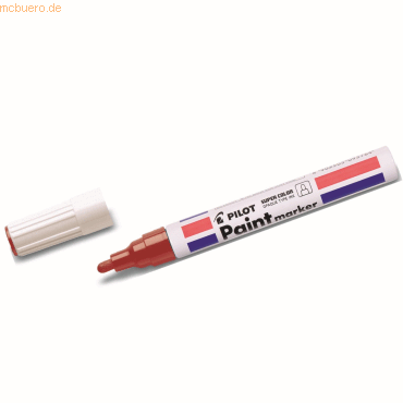 12 x Pilot Lackmaler Mittel 2mm Rundspitze rot 12 x Pilot Lackmaler Mittel 2mm Rundspitze rot von Pilot