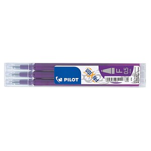 3 PILOT FRIXION Tintenrollerminen violett von Pilot