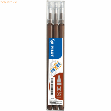 3 x Pilot Tintenrollermine Frixion Ball BLS-FR7-S3 07 braun VE=3 Stück 3 x Pilot Tintenrollermine Frixion Ball BLS-FR7-S3 07 braun VE=3 Stück von Pilot