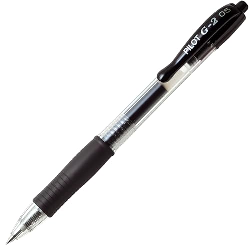 PILOT Gelschreiber G2 05, Strich-/Gehäusefarbe: schwarz PILOT Gelschreiber G2 05, Strich-/Gehäusefarbe: schwarz von Pilot Pen