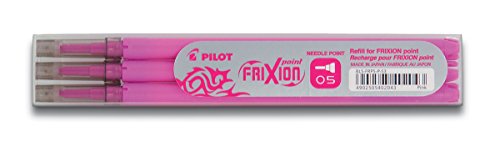 Ersatzmine Frixion Point 2264, 3 Stück, Pink von Pilot