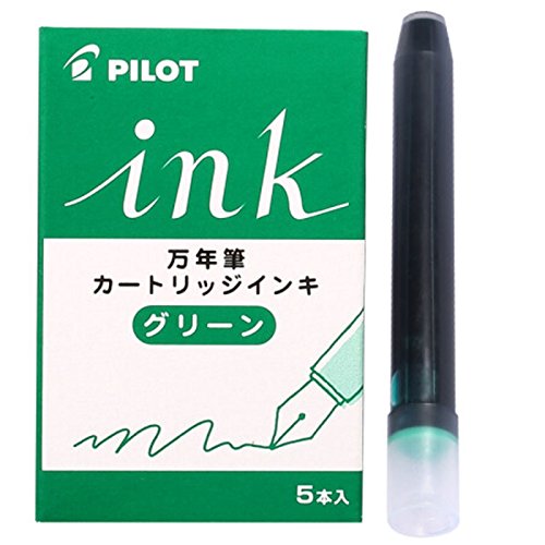 Fountain pen ink cartridge 5 pieces [Green] IRF-5S-G by Pilot von Pilot