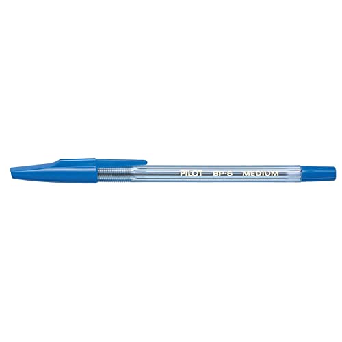 PILOT 12 Stück Kugelschreiber BP-S, mittlere Spitze, Blau von Pilot