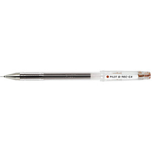 PILOT G-Tec C4 0.4 Gelschreiber transparent 0,4 mm, Schreibfarbe: braun, 1 St. von Pilot