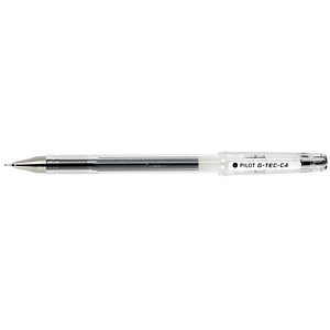 PILOT G-Tec C4 0.4 Gelschreiber transparent 0,4 mm, Schreibfarbe: schwarz, 1 St. von Pilot