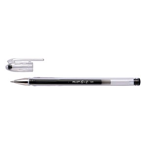 PILOT G1 Gelschreiber transparent 0,3 mm, Schreibfarbe: schwarz, 1 St. von Pilot